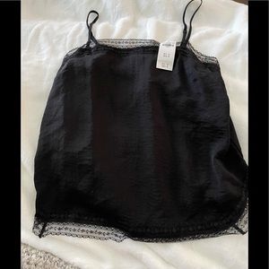 A&F Black Cami NWT
